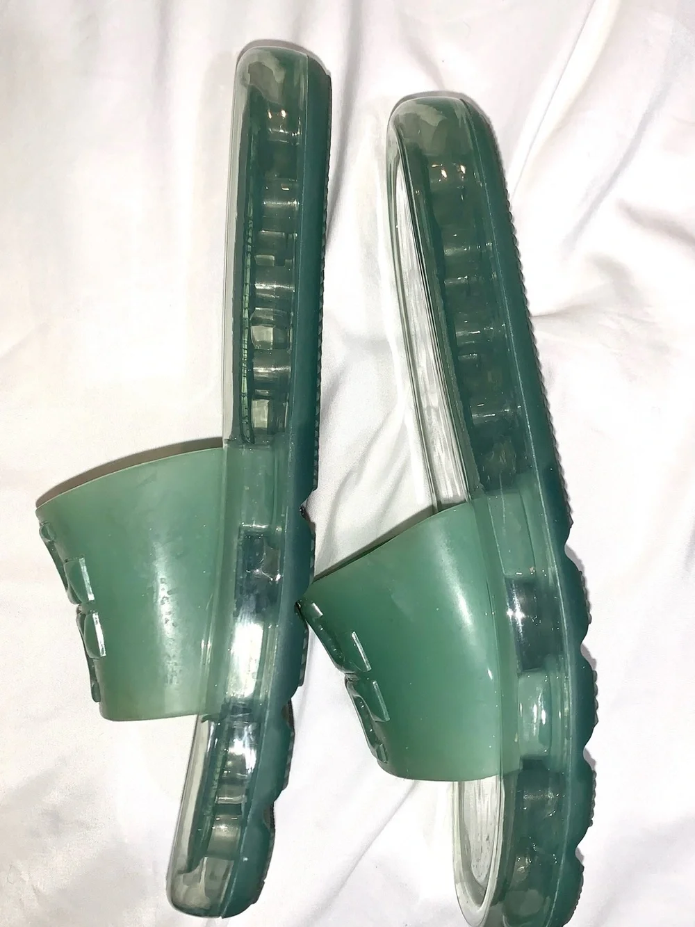 Tory Burch Bubble Jelly Sandals /Sea Wind Women’s size 8